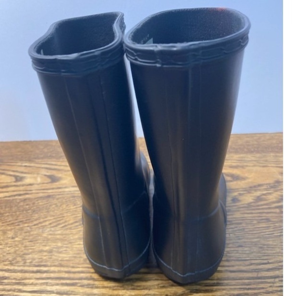 Hunter Kids First Classic Rain Boots Navy Blue Matte Rubber Wellies Size 12/13 - Picture 4 of 7